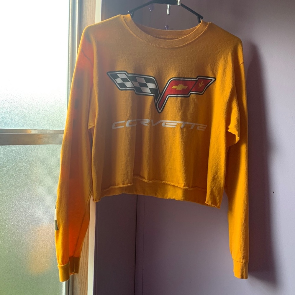 Corvette crop top long sleeve